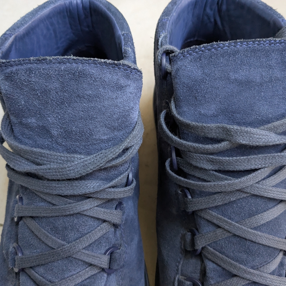 Balenciaga Blue Suede Sneakers - Picture 2 of 16